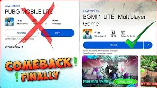Finally !😍 BGMI LITE on Play Store 🤯 || Pubg Mobile Lite COMEBACK is Here 🔥 | जल्दी से देखो 💯🤩