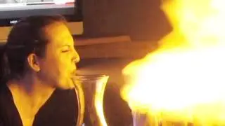 FIRE BREATHING GIRL!