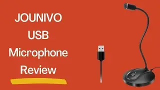 JOUNIVO USB Microphone, Computer PC Microphone with Mute Button Review