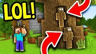 CAMO SKIN TROLLING IN MINECRAFT BATTLE ROYALE!!