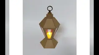 أسهل طريقه عمل فانوس رمضان من الكرتون