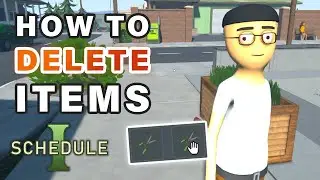 How to Delete or Remove Items ► Schedule 1
