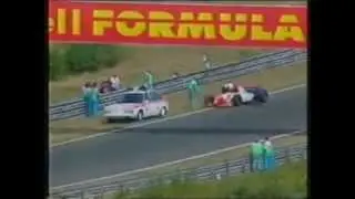 Taki Inoue hit by the medical car