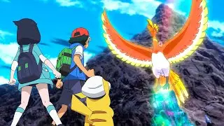 Ash Captura a Ho-Oh en Horizons Pokemon!!! El Legendario Leg&iacute;timo de Ash!!!