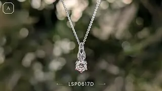 A Blend of Style and Story: This Lab Created Solitaire Diamond Pendant