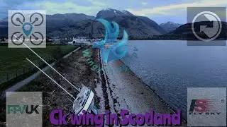 flying over a Loch in Scotland #ckwing #fpv #fpvwing