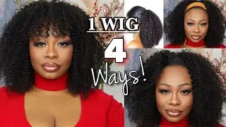 1 WIG 4 DIFFERENT WAYS / Versatile wig ft WigEncounters