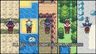 POKEMON MEMORIES 2023 - ALL LEGENDARY POKEMON LOCATIONS