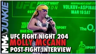 Molly McCann credits statement win to 