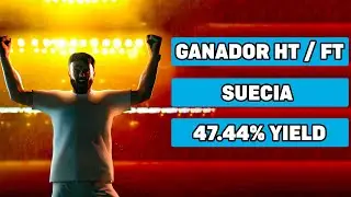 Estrategia Ganador HT & Ganador FT en SUECIA con Inteligencia Artificial