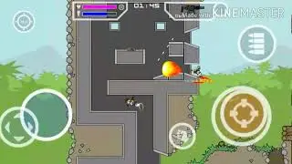 After long time play Mini Militia High Tower Map|| WARRIOR FIREFLY