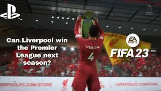 Liverpool's Epic Premier League Victory Celebration! FIFA 23 Trophy Lifting Scene