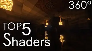 【360&deg;4K VIDEO】Top 5 Minecraft Shader Packs1.8/1.9/1.10/1.11/1.12