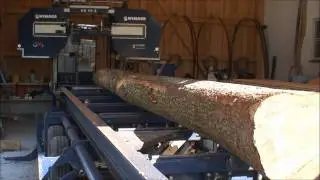 Mobiles S&auml;gewerk / Mobiler Lohnschnitt, s&auml;geprofi, Portable Sawmill, Big Mobile Bandsaw, Salzburg