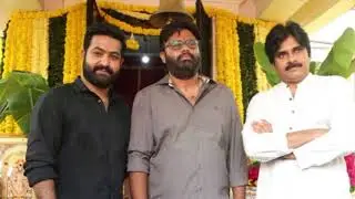 Pawan kalyan and NTR At NTR 28 Movie Launch || Cine clicks