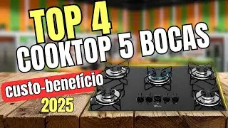 TOP 4 Melhor cooktop 5 bocas 2025 🔴PRA NÃO ERRAR🔴 Melhor cooktop 5 bocas custo benefício do mercado!