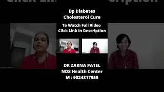 Bp Diabetes Cholesterol Cure #Shorts By Dr. Zarna Patel (NDS) | New Diet System