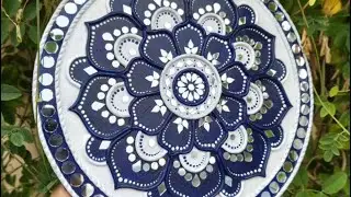 How to Make Lippan Art at Home | Full Tutorial | Mirror Work Art @Lippan_art_studio_Rishikasoni 