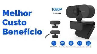 Webcam Boa e Barata Full HD 1080p Unboxing e Review #webcam