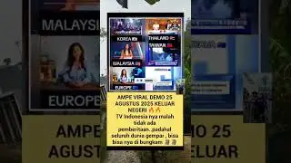 Stasiun TV INDONESIA Bunhksm.Tidak.ada yg berani padahal Stasiun TV luar sudah viral