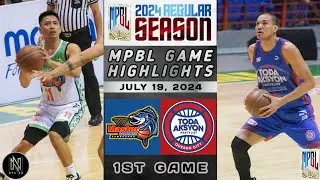 MPBL HIGHLIGHTS: ZAMBOANGA MASTER SARDINES VS QUEZON CITY TODA AKSYON (JULY 19, 2024)