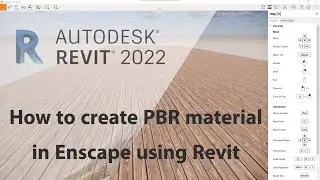 How to create PBR material in Enscape using Revit