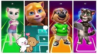 Talking Tom Friends &times; MY TALKING Angela vs Tom Ben Teleshop #coffeen Dance 