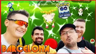 EPIC *RAREST SHINIES* CAUGHT! From Barcelona City Safari in Pok&eacute;mon GO!