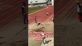 U19 Punjab school state long jump 🥇 #athleticsindia #trackandfield #juniorathlete