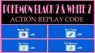 Pokemon Black 2 and White 2 - x999 Master Ball Action Replay Code