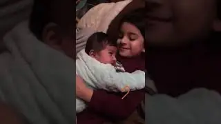 cuddle time with little sister✨