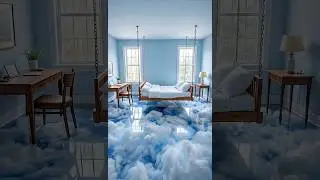 THIS FLOOR IS INSANE😱Cloudy Epoxy Floor