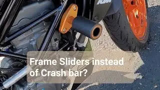Frame Slider Install on Duke 200