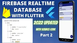todo app using flutter firebase realtime database 2022 updated part2