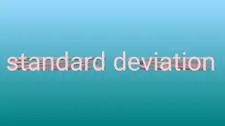 Standard deviation for individual series