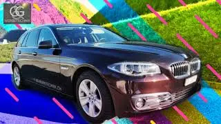 Hexis Vampire Black Folierung auf BMW 525 - Carwrapping