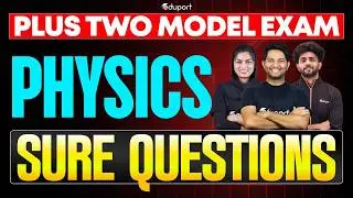 Plus Two Physics | Model Exam Sure Questions | Eduport Plus Two
