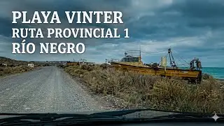 Ruta provincial N&deg;1 r&iacute;o negro. playa winter