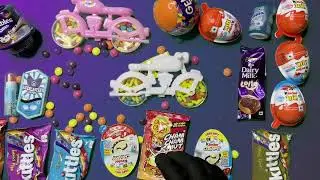 Satisfying Video ASMR | Lollipops Chocolate and Candy | Gummy Candy Unboxing Video ASMR. #asmrcrunch
