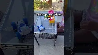 Easy toddler activity while I work 🫧 #toddlermom #expatlife #momlife #toddleractivity #viralshort