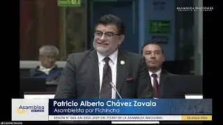Asambleísta Patricio Chávez - Sesión 063