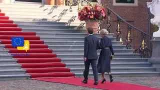 ✨ INSIDE the Palace: Emmanuel & Brigitte Macron with King Willem-Alexander and Queen M&aacute;xima! ✨