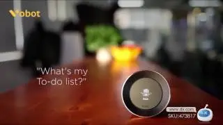 VOBOT Smart Alarm Clock with Amazon Alexa - Black