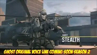 Cod mobile season 2 ghost original voice line coming soon / ghost original voice line leaks