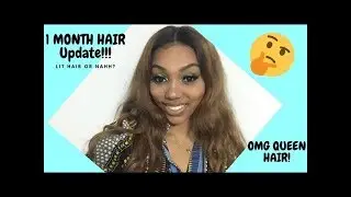 Affordable Glueless 360 Wig Is Really Worth It? 1 MONTH UPDATE!  ft OMG Queen Hair