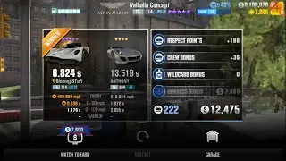 CSR2 - Valhalla Concept, Maxed Tune for 6.824 | CSR Racing 2