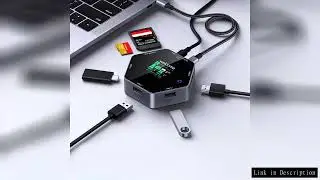 USB HUB Docking Station Type-C Smart Display 4K 60 hdtv 8 in 1 Multi Port Hub Splitter PD Charging U