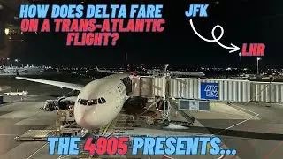 UNDERWHELMING! #deltaairlines trans-antlantic Flight review : The 4905