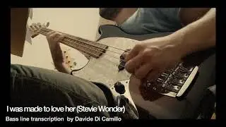 I was made to love her (Stevie Wonder) - Bass cover