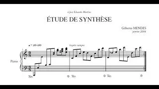 Gilberto Mendes - &Eacute;tude de synth&egrave;se (Antonio Eduardo Santos, piano)